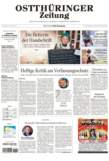 Ostthüringer Zeitung (Pößneck) - 17 Dec 2022