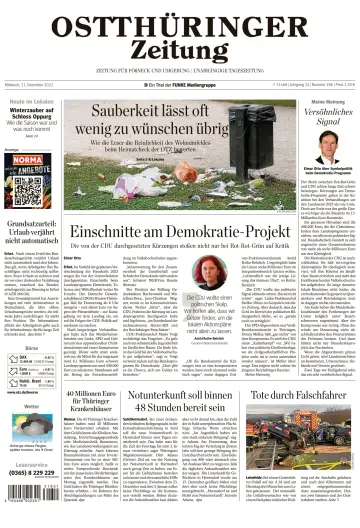 Ostthüringer Zeitung (Pößneck) - 21 Dec 2022