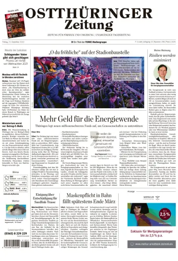 Ostthüringer Zeitung (Pößneck) - 23 Dec 2022
