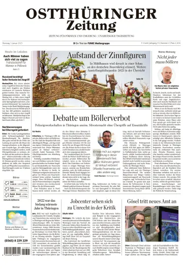 Ostthüringer Zeitung (Pößneck) - 3 Jan 2023