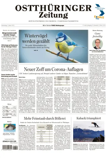 Ostthüringer Zeitung (Pößneck) - 5 Jan 2023
