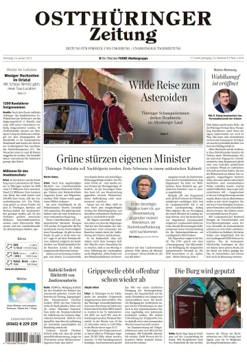 Ostthüringer Zeitung (Pößneck) - 10 Jan 2023