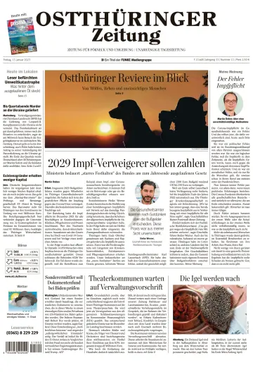 Ostthüringer Zeitung (Pößneck) - 13 Jan 2023