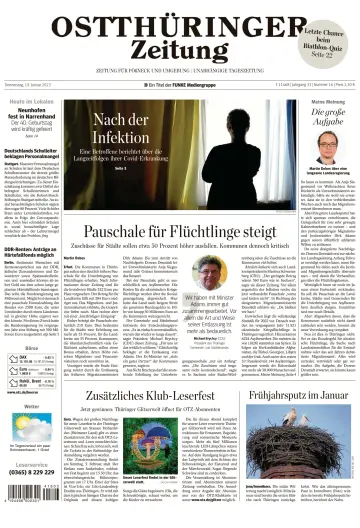 Ostthüringer Zeitung (Pößneck) - 19 Jan 2023