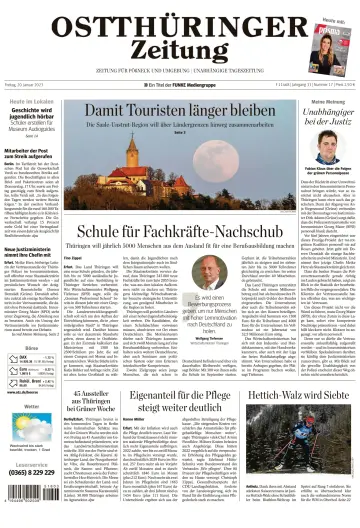 Ostthüringer Zeitung (Pößneck) - 20 Jan 2023
