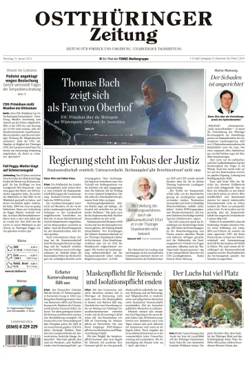 Ostthüringer Zeitung (Pößneck) - 31 Jan 2023