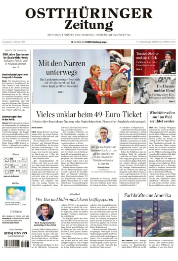 Ostthüringer Zeitung (Pößneck) - 4 Feb 2023