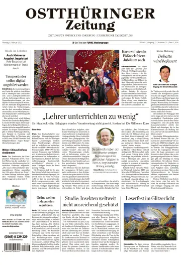 Ostthüringer Zeitung (Pößneck) - 6 Feb 2023