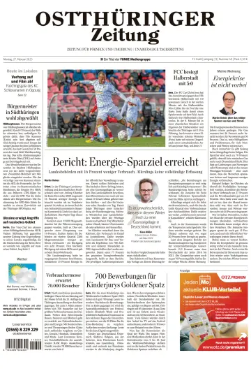 Ostthüringer Zeitung (Pößneck) - 27 Feb 2023