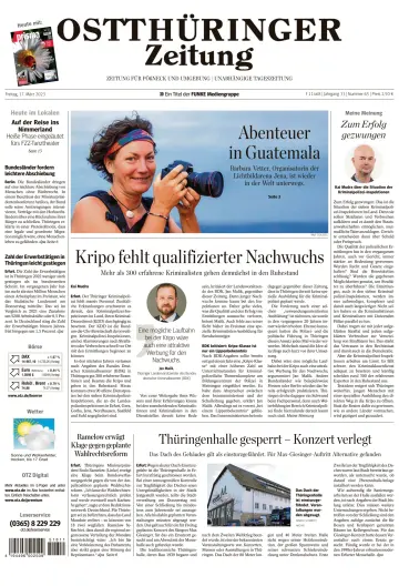 Ostthüringer Zeitung (Pößneck) - 17 Mar 2023