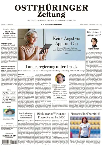 Ostthüringer Zeitung (Pößneck) - 21 Mar 2023