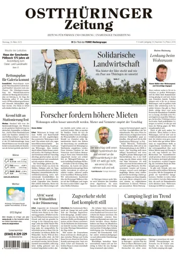 Ostthüringer Zeitung (Pößneck) - 28 Mar 2023
