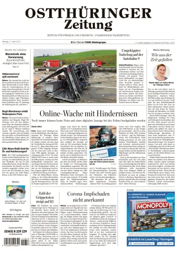 Ostthüringer Zeitung (Pößneck) - 17 Apr 2023
