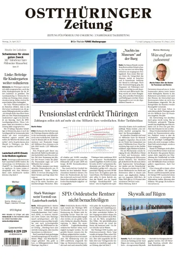 Ostthüringer Zeitung (Pößneck) - 24 Apr 2023