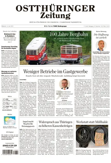 Ostthüringer Zeitung (Pößneck) - 14 Jun 2023