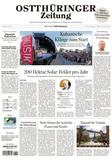 Ostthüringer Zeitung (Pößneck) - 4 Jul 2023