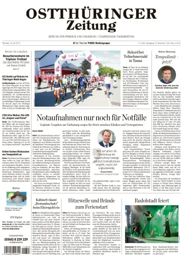 Ostthüringer Zeitung (Pößneck) - 10 Jul 2023