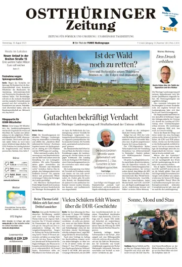 Ostthüringer Zeitung (Pößneck) - 10 Aug 2023