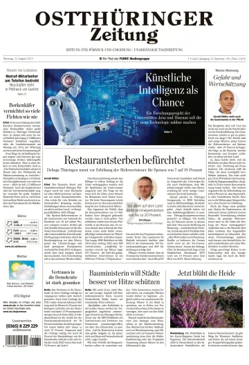 Ostthüringer Zeitung (Pößneck) - 22 Aug 2023