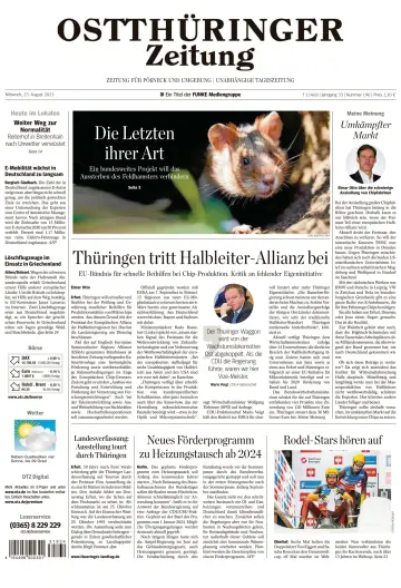 Ostthüringer Zeitung (Pößneck) - 23 Aug 2023
