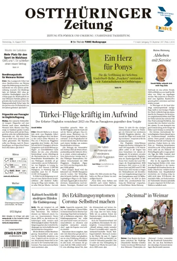 Ostthüringer Zeitung (Pößneck) - 24 Aug 2023