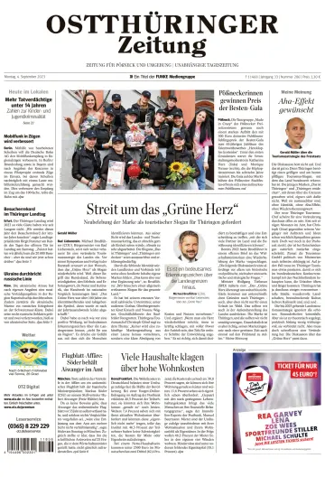 Ostthüringer Zeitung (Pößneck) - 4 Sep 2023