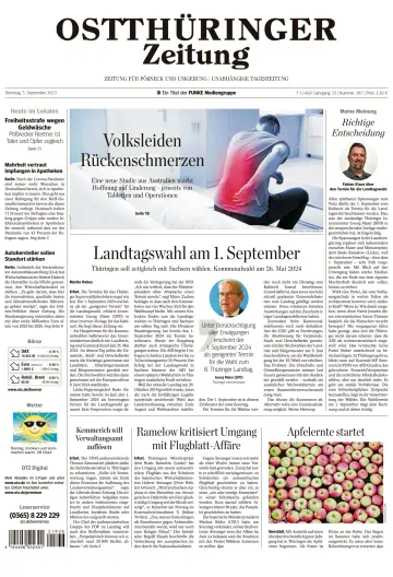 Ostthüringer Zeitung (Pößneck) - 5 Sep 2023