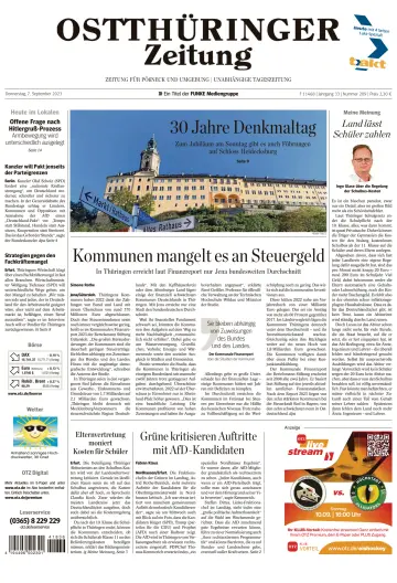 Ostthüringer Zeitung (Pößneck) - 7 Sep 2023