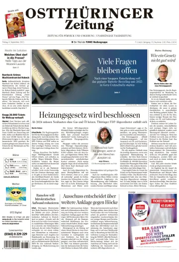 Ostthüringer Zeitung (Pößneck) - 8 Sep 2023