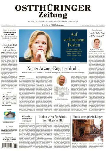 Ostthüringer Zeitung (Pößneck) - 13 Sep 2023