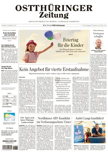 Ostthüringer Zeitung (Pößneck) - 19 Sep 2023