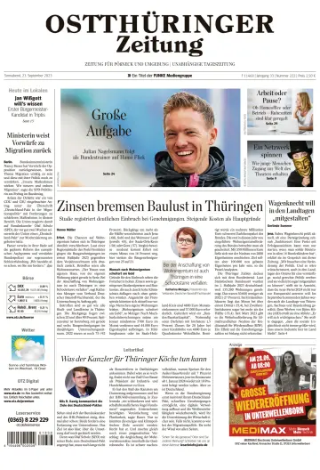 Ostthüringer Zeitung (Pößneck) - 23 Sep 2023
