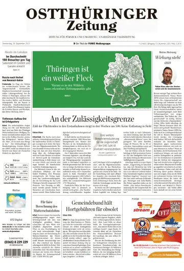 Ostthüringer Zeitung (Pößneck) - 28 Sep 2023