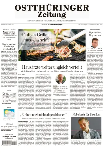 Ostthüringer Zeitung (Pößneck) - 4 Oct 2023