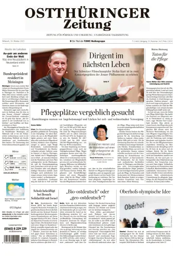 Ostthüringer Zeitung (Pößneck) - 18 Oct 2023