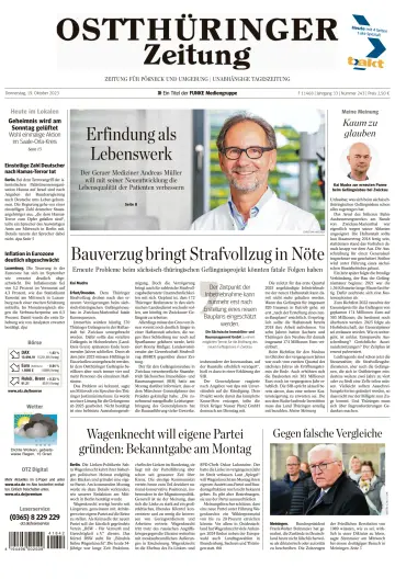 Ostthüringer Zeitung (Pößneck) - 19 Oct 2023