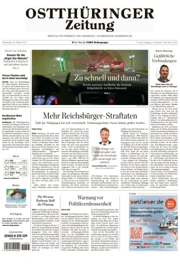 Ostthüringer Zeitung (Pößneck) - 26 Oct 2023