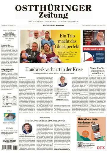 Ostthüringer Zeitung (Pößneck) - 28 Oct 2023