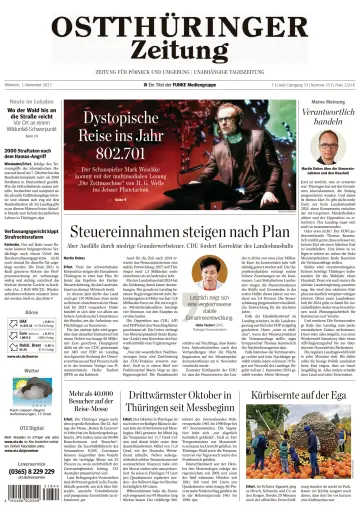 Ostthüringer Zeitung (Pößneck) - 1 Nov 2023