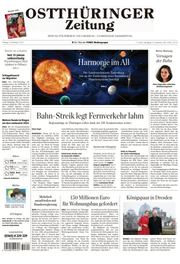 Ostthüringer Zeitung (Pößneck) - 8 Dec 2023