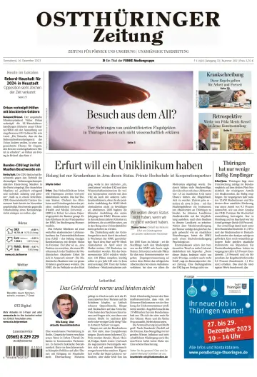 Ostthüringer Zeitung (Pößneck) - 16 Dec 2023