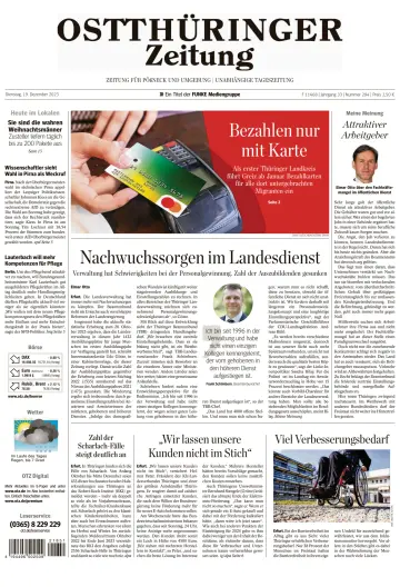 Ostthüringer Zeitung (Pößneck) - 19 Dec 2023