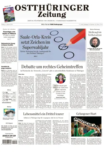 Ostthüringer Zeitung (Pößneck) - 12 Jan 2024