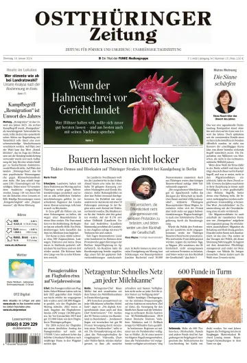 Ostthüringer Zeitung (Pößneck) - 16 Jan 2024