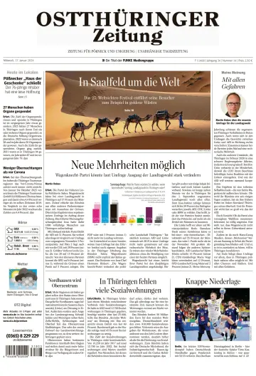 Ostthüringer Zeitung (Pößneck) - 17 Jan 2024