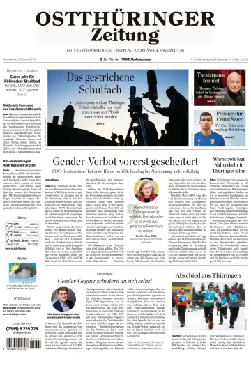 Ostthüringer Zeitung (Pößneck) - 3 Feb 2024