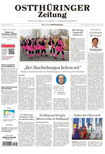 Ostthüringer Zeitung (Pößneck) - 5 Feb 2024