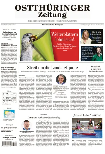 Ostthüringer Zeitung (Pößneck) - 10 Feb 2024