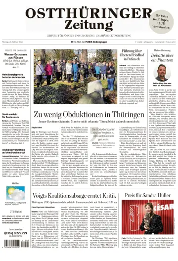 Ostthüringer Zeitung (Pößneck) - 26 Feb 2024