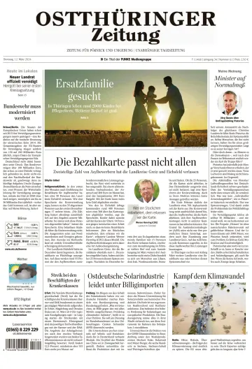 Ostthüringer Zeitung (Pößneck) - 12 Mar 2024